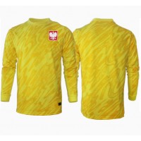 Camiseta Polonia Portero Primera Equipación Replica Eurocopa 2024 mangas largas
